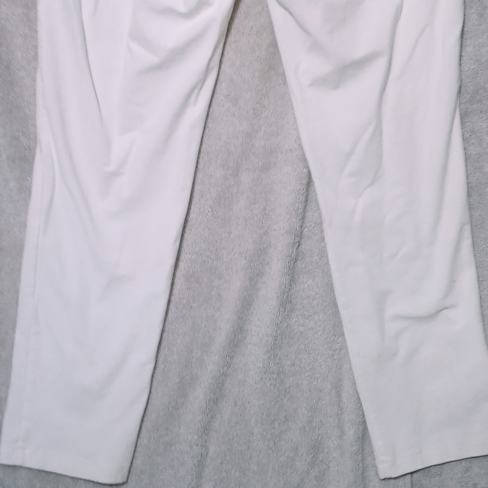 Eileen Fisher S/P Washable Stretch Crepe Slim Leg Ankle Pants White Skinny - Picture 5 of 9